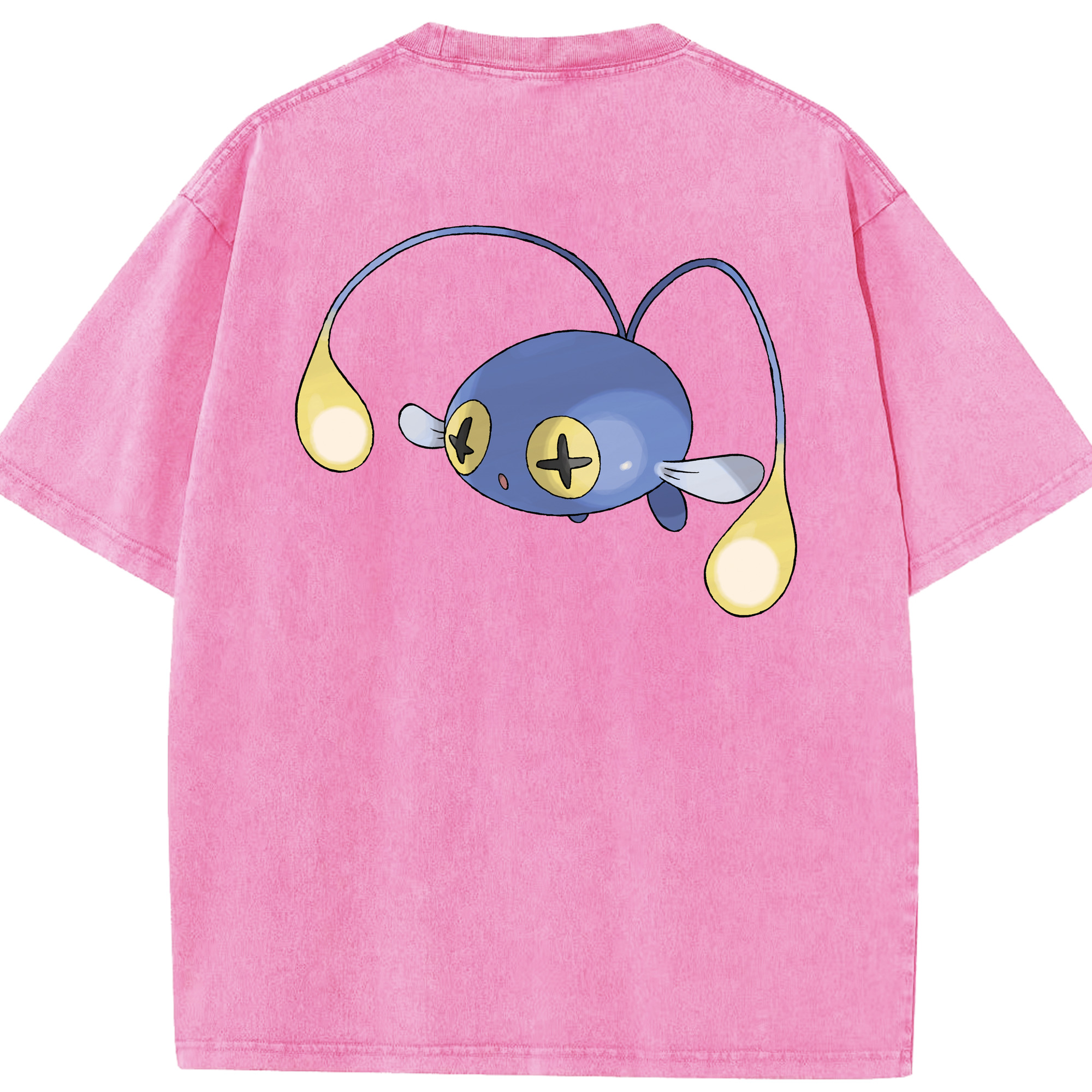 （画像用） ポケットモンスター Pokémon 綿100% ヴィンテージ風 半袖Tシャツ（背面プリント）